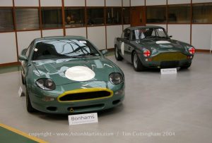 Aston Martin DB7 i6 GT racecar at the 2004 Aston Martin Bonhams auction