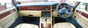 Aston Martin V8 Vantage interior