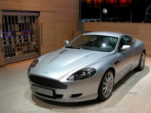 Silver DB9 Coupe Geneva Salon 2004