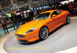 Aston Martin V12 Virage Coupe at the 2011 Geneva Motor Show