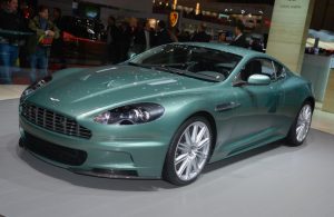 Aston Martin DBS in DBR9 green