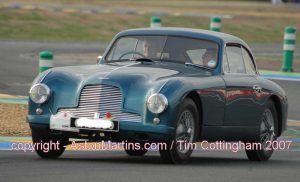 Aston Martin DB2 saloon, photographed on the track parade before the Le Mans 24 hour race in June 2007