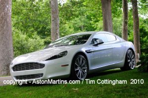 Aston Martin Rapide in Morning Frost White