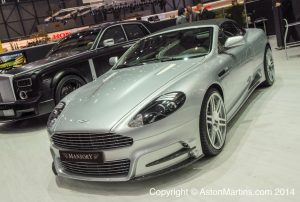 The customised Aston Martin DB9 Volante by Mansory