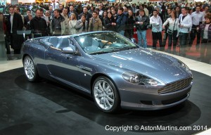 Aston Martin DB9 Volante 2005MY at the 2004 Geneva Motor Show