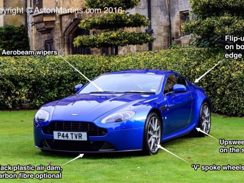 V8 Vantage – how to tell the ‘S’ from the ‘non-S’