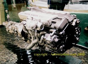 V12 Engine from an Aston Martin DB7 GT, displayed at the 2002 Birmingham Motor Show