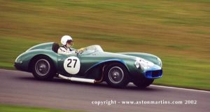 DB3S at speed on the track at Donington