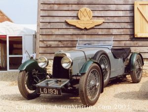 Aston Martin 1.5 litre 1st series s-type sports chassis number S21 LG1931