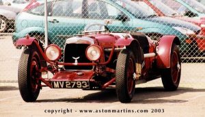 Aston Martin 1.5 litre pre-war 2nd series works car LM10, MV2793