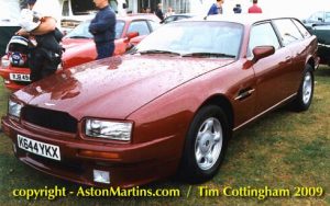 Aston Martin Virage Shooting Brake, DP2099/2. This car was unveiled at the 1992 Geneva Motor Show. K966YKX