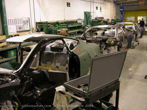 V12 Vanquish Production at AM Newport Pagnell 2003