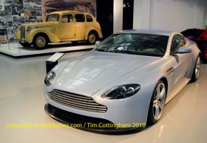 Aston Martin V12 Vantage RS Concept at the British Motor Heritage Museum in 2010.