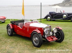 Aston Martin Mark II long chassis 4 seater at the 2013 Pebble Beach concours