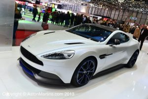 Aston Martin Vanquish 'Q by Aston Martin' finished in satin morning frost white - photographed at the 2012 Geneva Motor Show