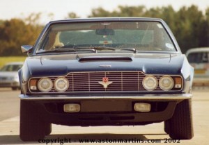 Aston Martin DBS V8 head on view