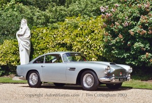 A DB4 series 2 painted in Silver Birch