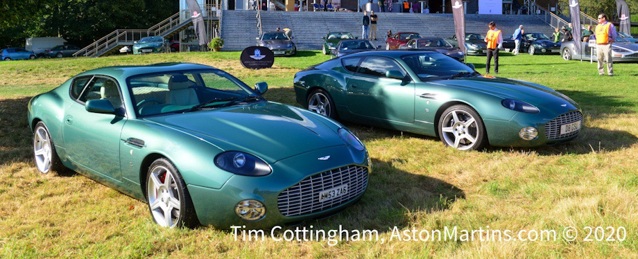 A rare sight of two DB7 Zagatos taken at the 2019 DB7 Celebration Event